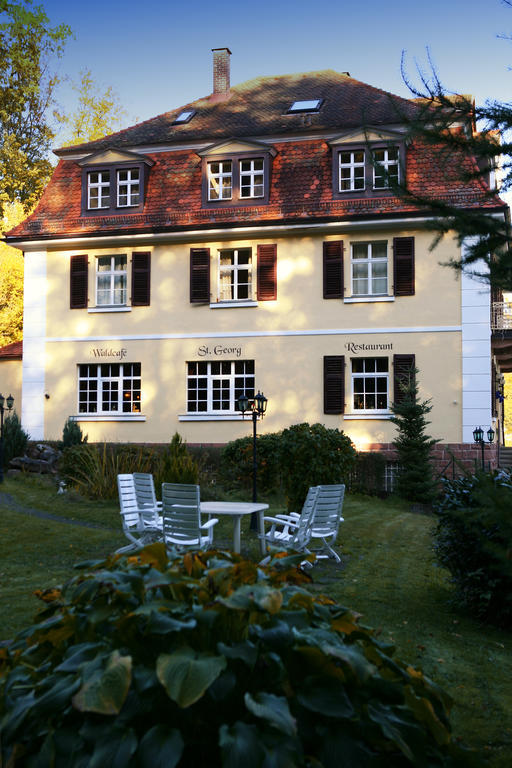 Rhoen Hotel Waldcafe St. Georg Staatsbad Brückenau Exterior foto